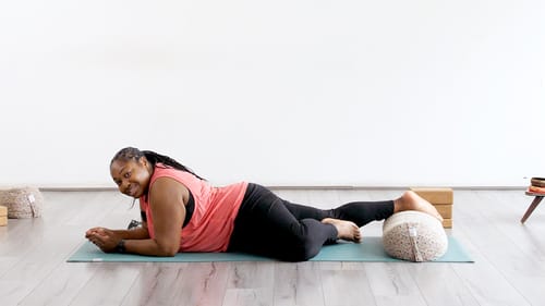 Restorative Yoga Without Props, Full-Length Yoga Class for Back Pain