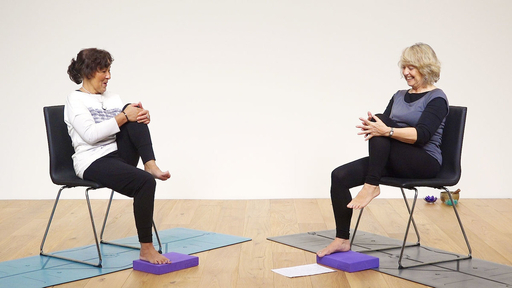Video thumbnail for: Chair yoga practice for the whole body