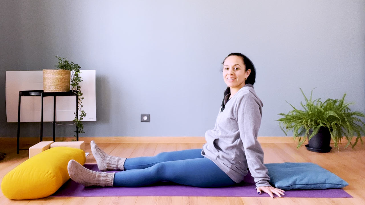 Yin yoga and Myofascial release for lower back pain