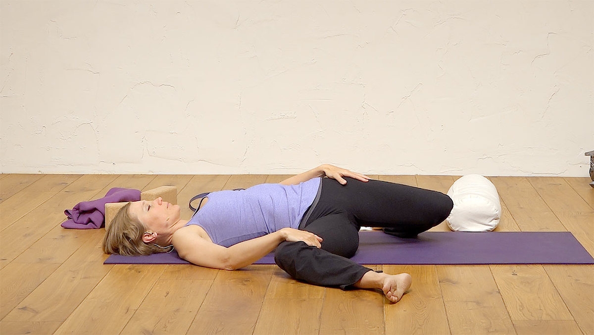 How to Do Reclined Twist - Yoga with Rona