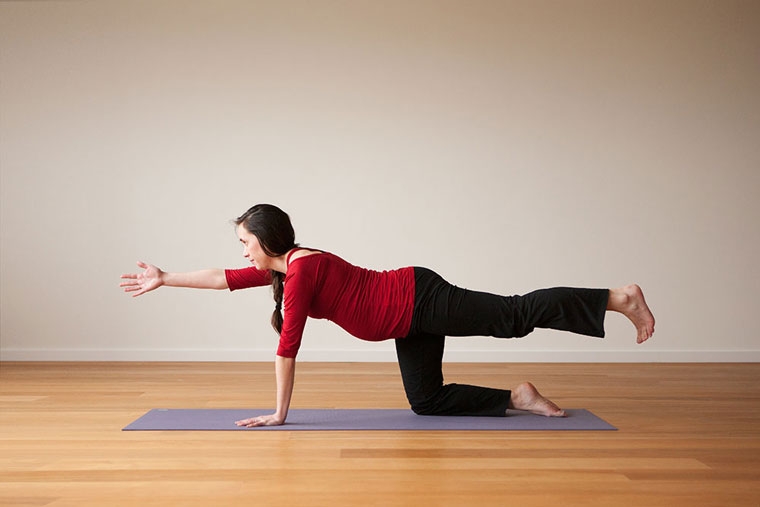 Baby Salute! Pregnancy yoga Sun Salutation | Ekhart Yoga