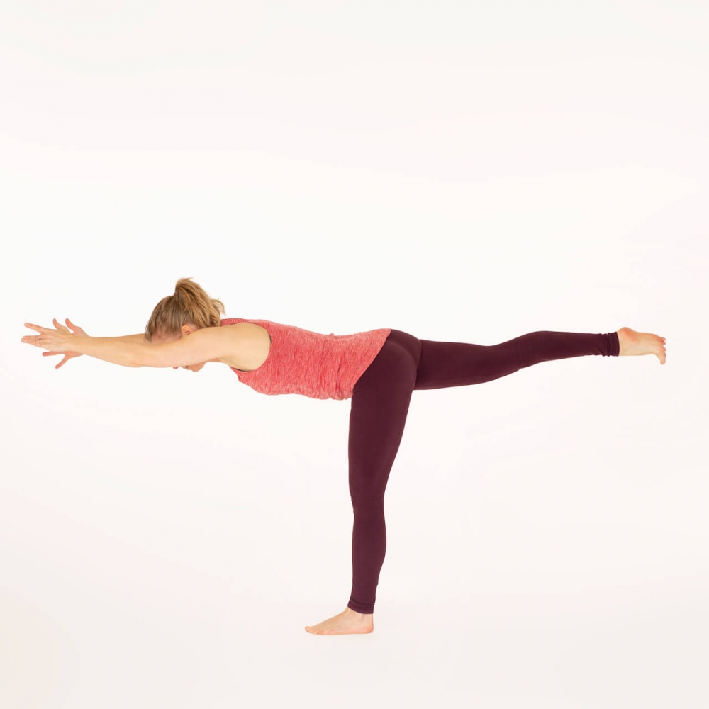 Warrior III - Virabhadrasana III | Ekhart Yoga